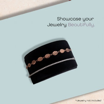 Novel Box Half Moon Arched Bracelet & Watch Jewelry Display