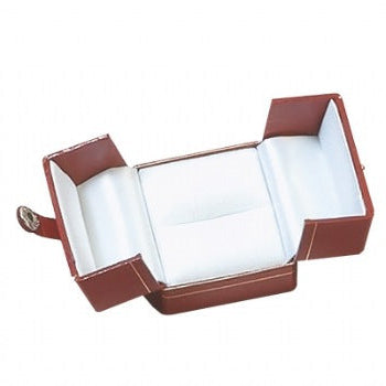 Leatherette Double Door Ring Box