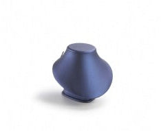 Navy Blue Leatherette Medium Neckform