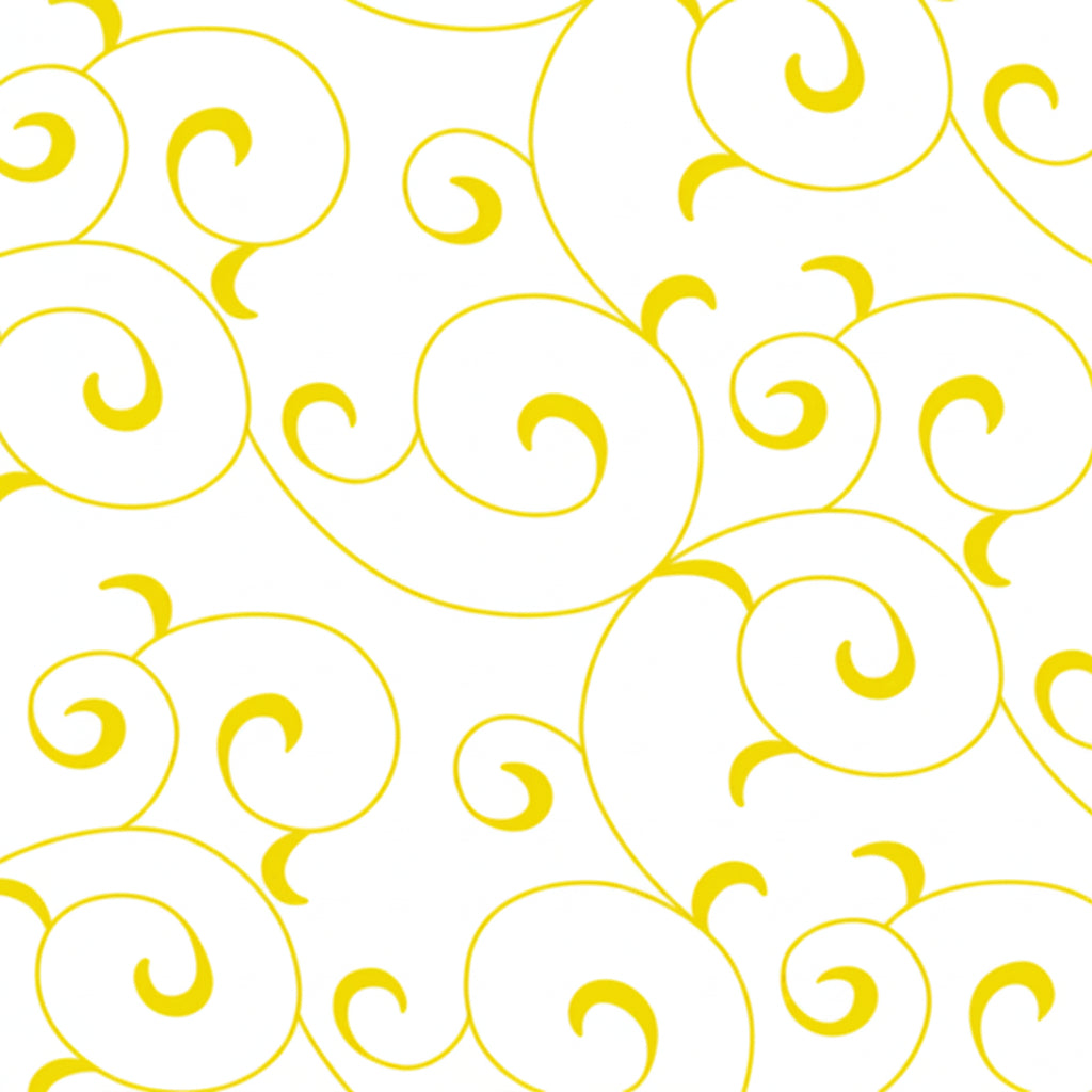 Gold Swirl Print on Ivory Tissue Paper