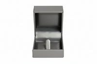 Silver Leatherette Ring Clip Box