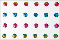 Rainbow Hots Spots Reflections Satinique Tissue Paper
