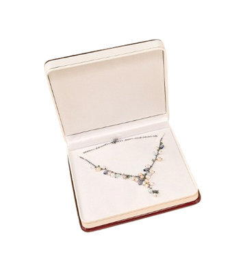 Rosewood Veneer Premium Wood Large Necklace Box