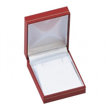 Leatherette with Gold Rim Large Earring Box