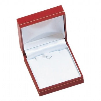 Leatherette with Gold Rim Pendant Box