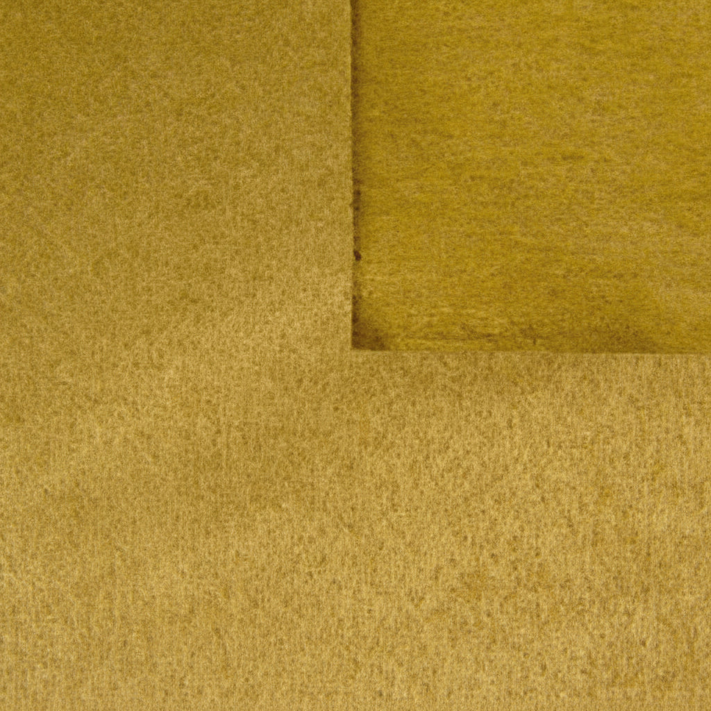 Close-up of a gold-colored two-sided tissue paper.