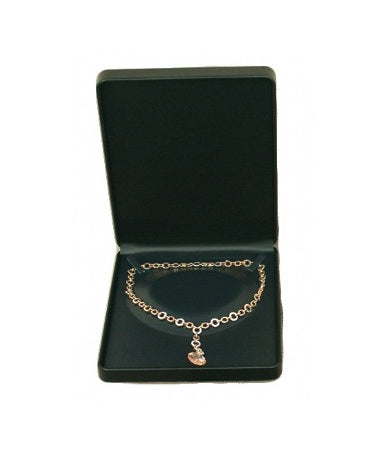 Leatherette Round Corner Large Necklace Box