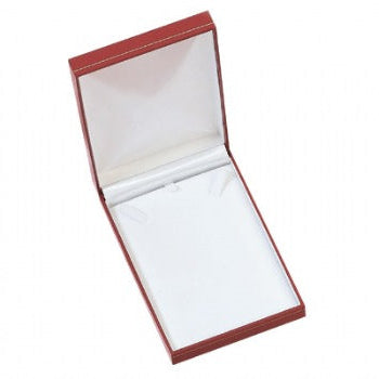 Leatherette with Gold Rim Necklace Box
