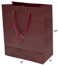 Matte Euro Tote Bags w Rope Handles (x100)