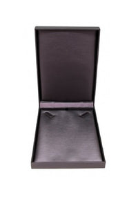 Purple Leatherette Necklace Box