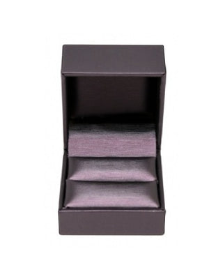 Purple Leatherette Ring Slit Box