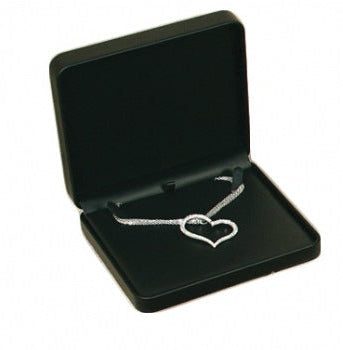 Leatherette Round Corner Necklace Box