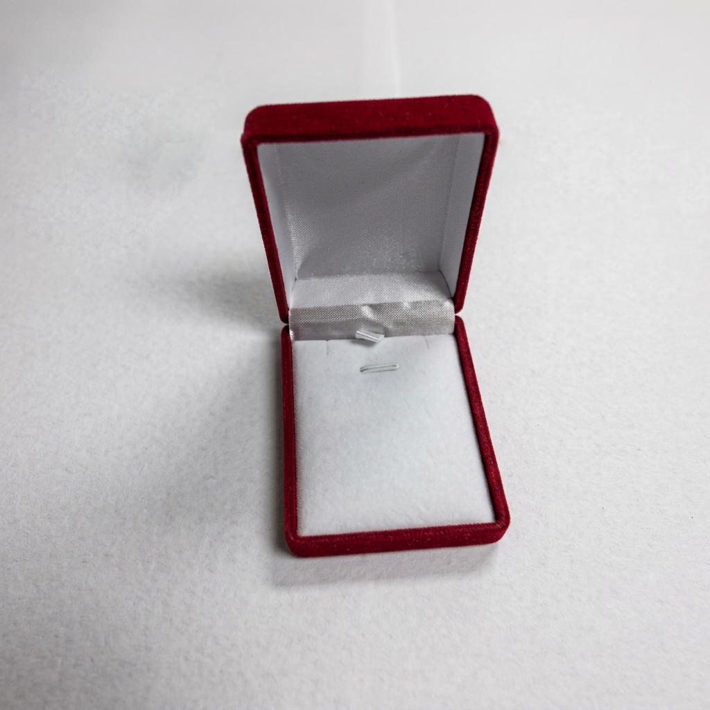 Red velvet jewelry box