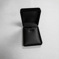 Black velvet jewelry box 