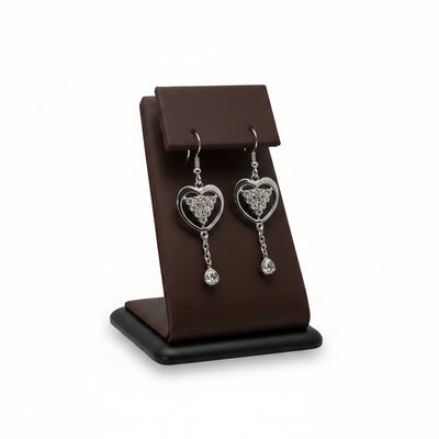 Chocolate Leatherette Earring/Pendant Stand