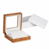 leatherette earring and pendant box