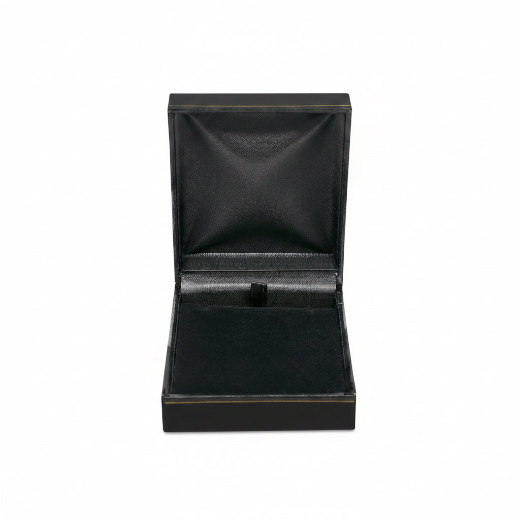 Leatherette with Gold Trim Large Pendant Box