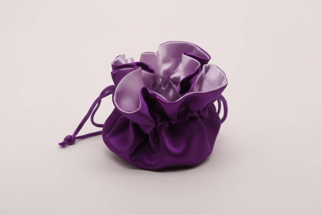Reversible Satin Flower Wrapper Small