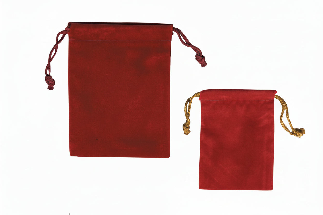 Velour Drawstring Pouch Large