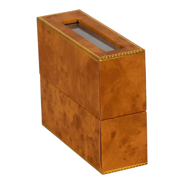 Window Leatherette Standing Bangle Box