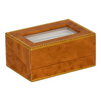 window leatherette double ring box-1