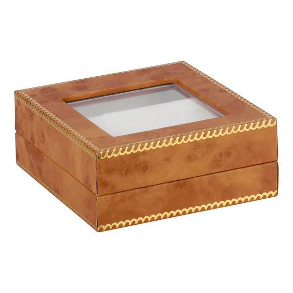 window leatherette earring and pendant box-3