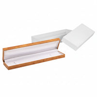 Woodgrain Leatherette Bracelet Box