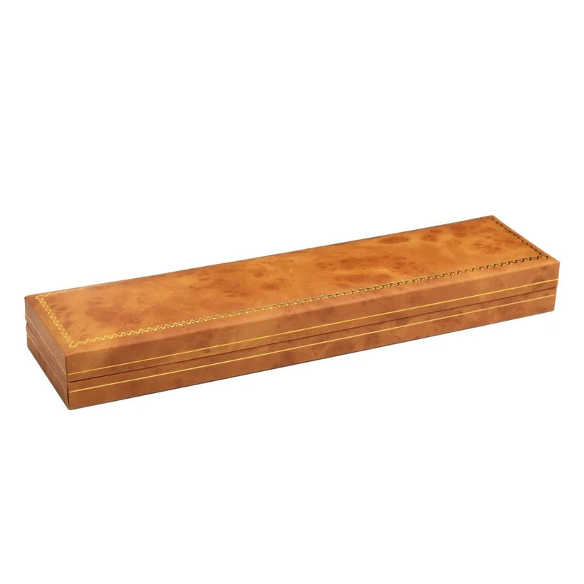Woodgrain Leatherette Bracelet Box