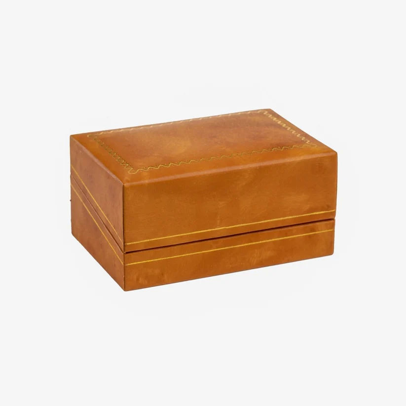 woodgrain leather jewelry box 