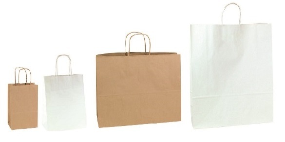 100% Recycled Kraft Shoppers 
