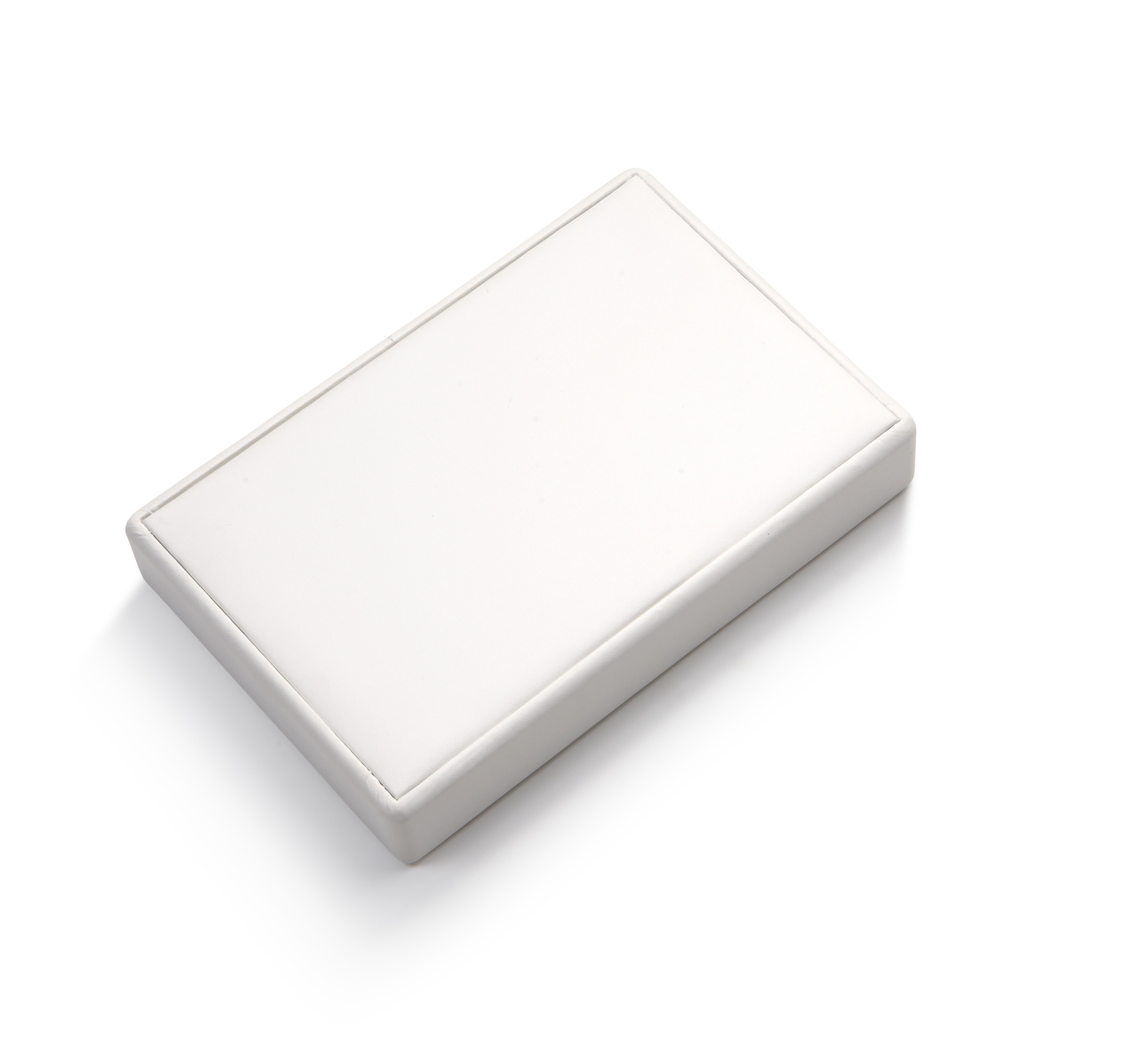 White Leatherette Tray Cover