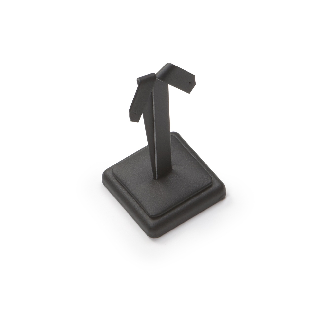 Black Leatherette Earring Stand