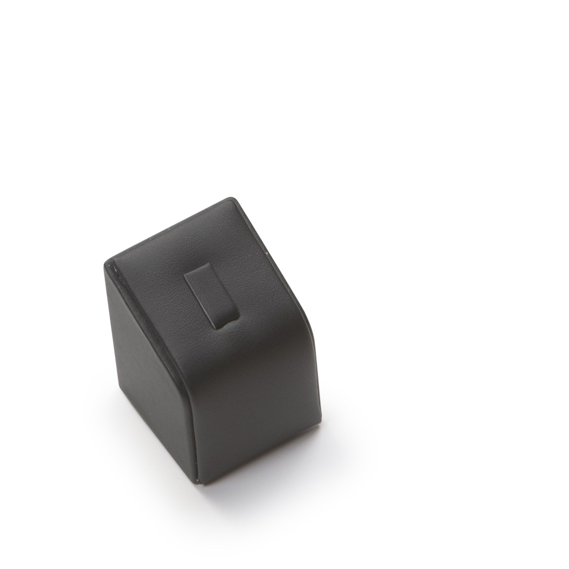 Black Leatherette Ring Clip Stand