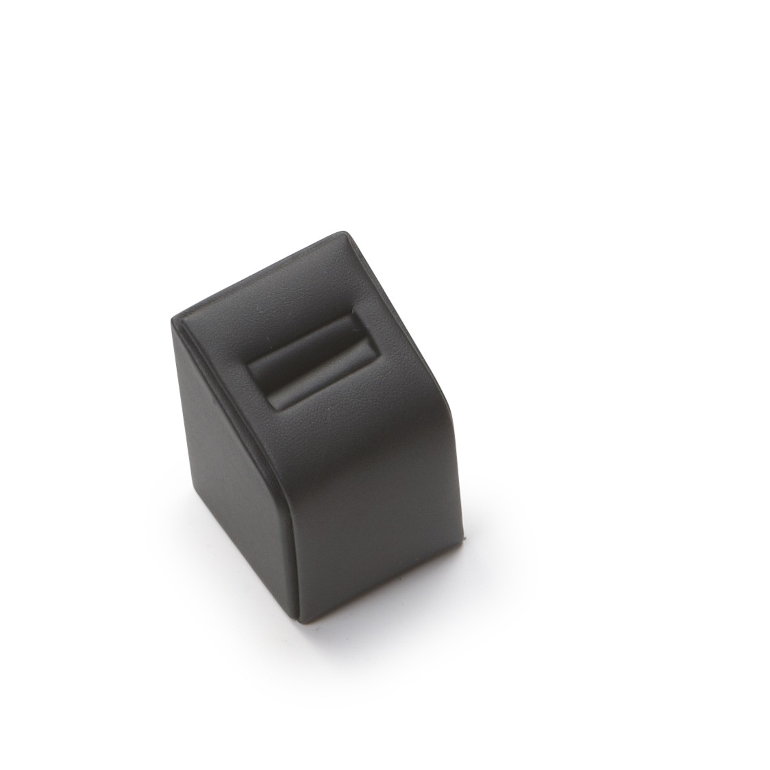 Black Leatherette 1 Ring Slot Stand