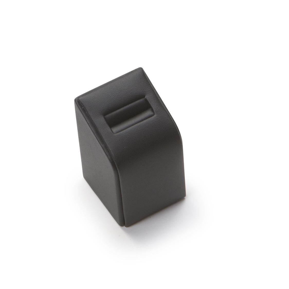 Black Leatherette 1 Ring Slot Stand