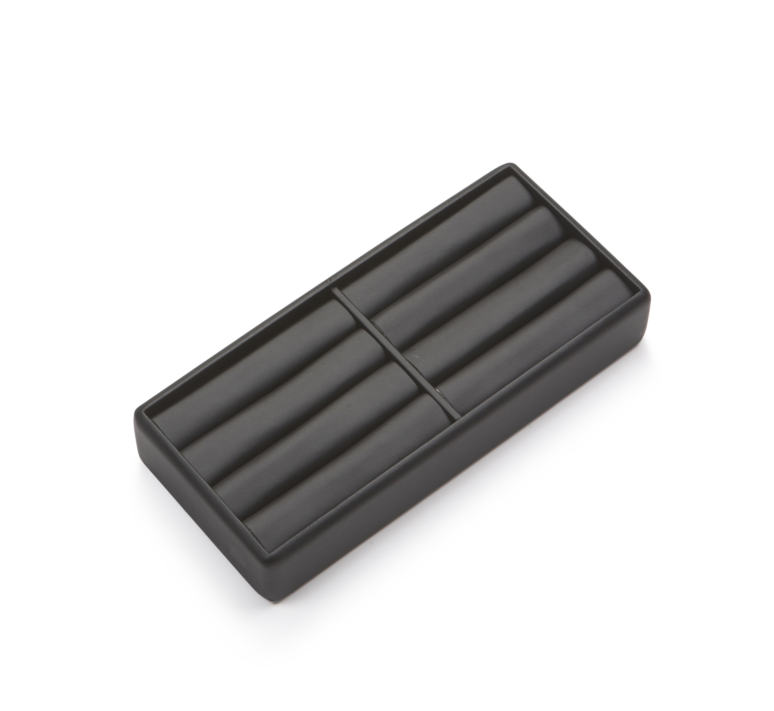Black Leatherette Light Weight 6 Bangle Tray
