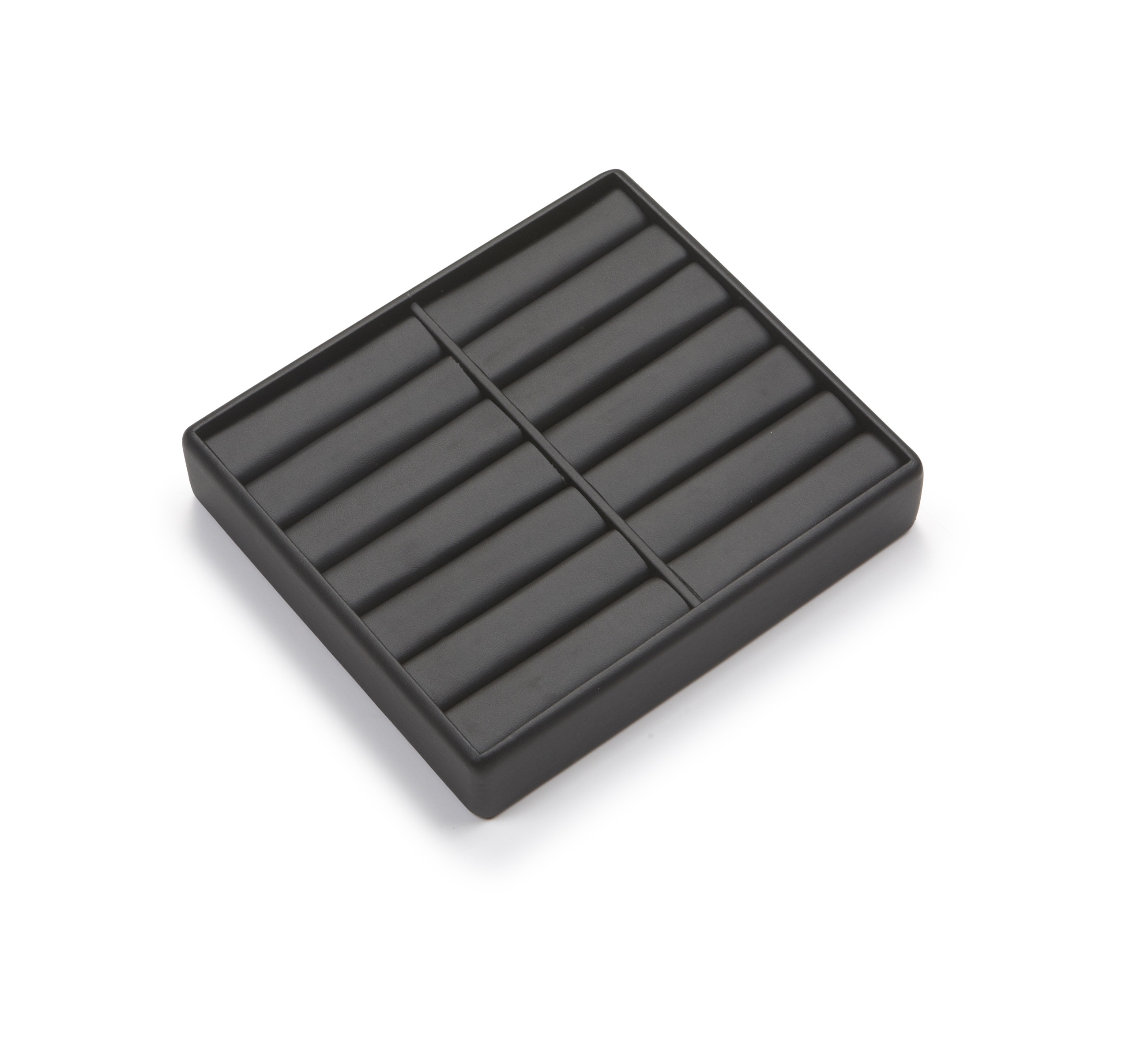 Black Leatherette Light Weight 12 Bangle Tray