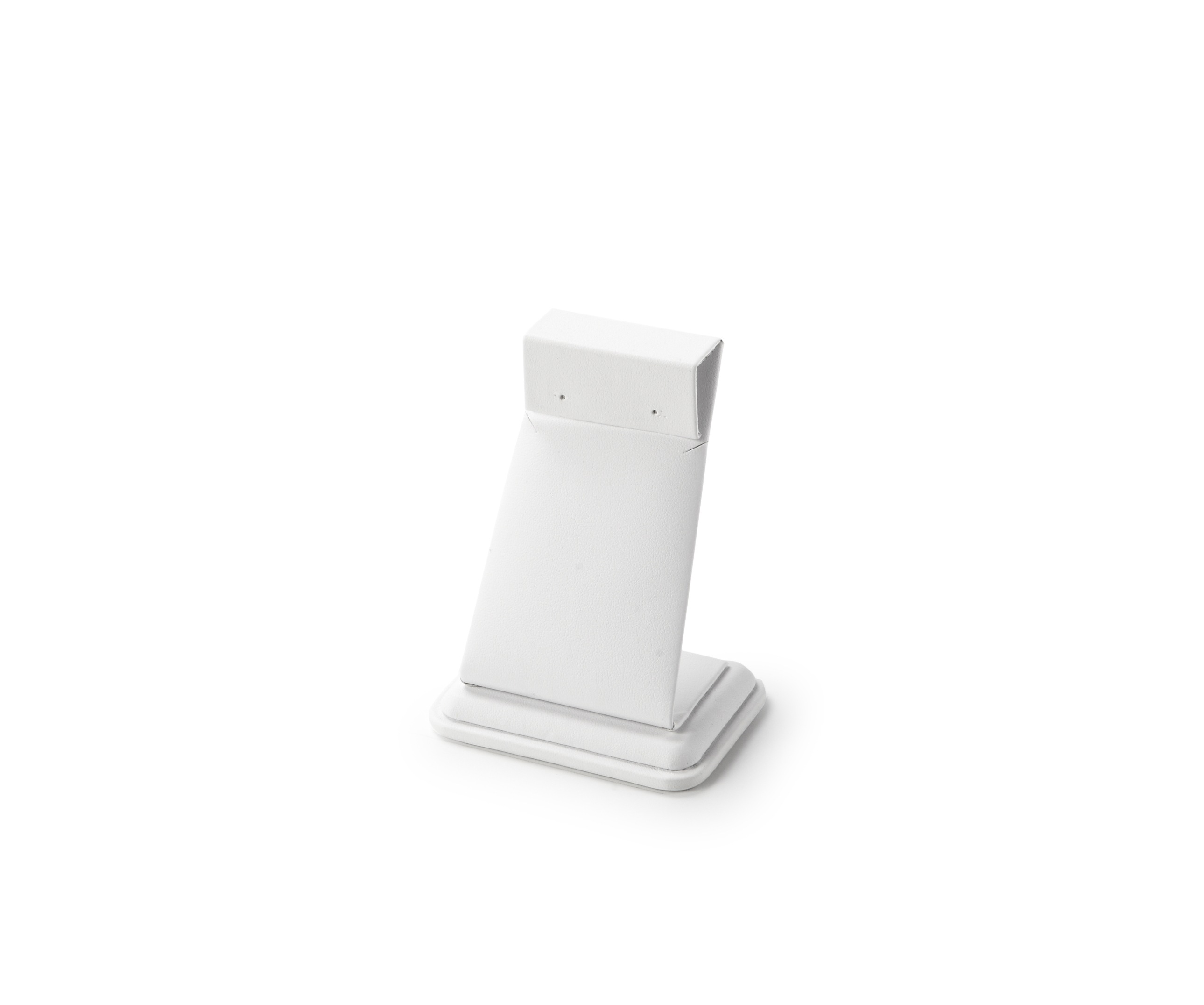 White Leatherette Earring/Pendant Stand