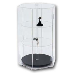 Rotating Acrylic Display Cases 