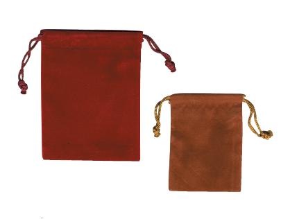 Velour Drawstring Pouch (O) 