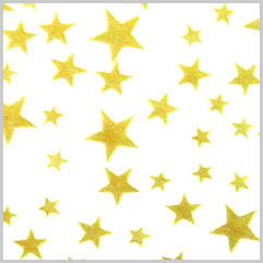 Gold Stars Precious Metals Tissue Paper 