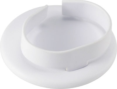 White Leatherette Magnetic Bracelet Pad