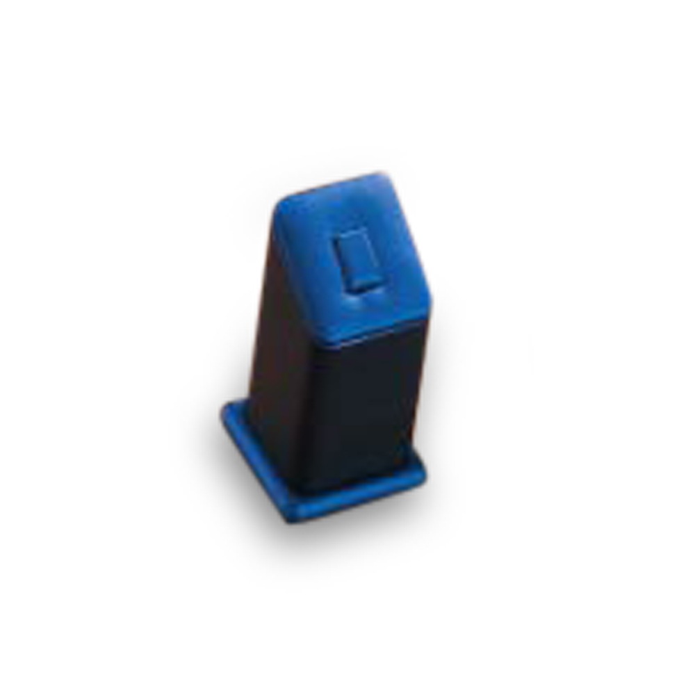 Navy Blue Leatherette 1 Clip Ring Stand