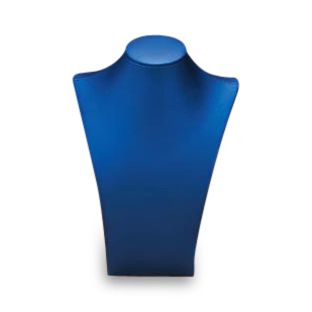 Navy Blue Leatherette Large Neckform