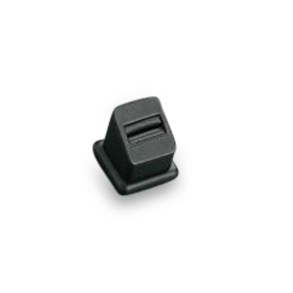 Black Leatherette 1 Slot Ring Stand