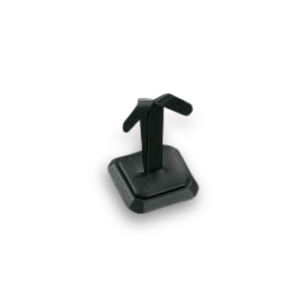 Black Leatherette Earring Stand