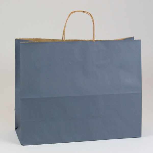 Large Charcoal Natural Smooth Paper Bags