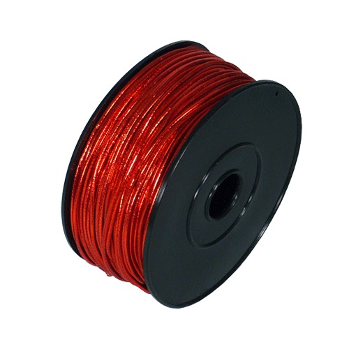 Metallic Red Elastic Cord