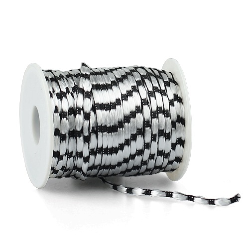 Black and White Knot Cord