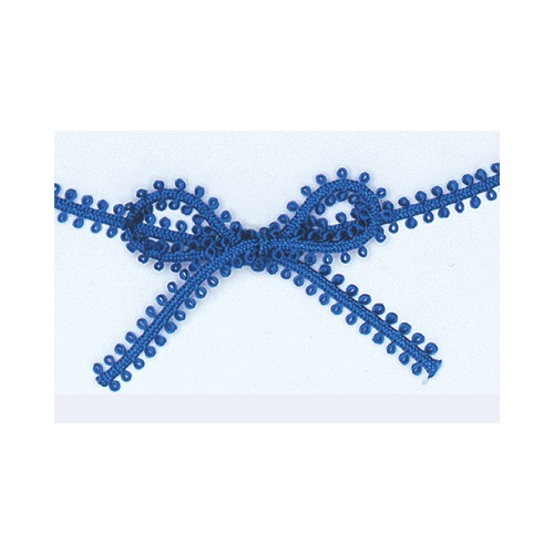 Royal Blue Picot Braid Ribbon